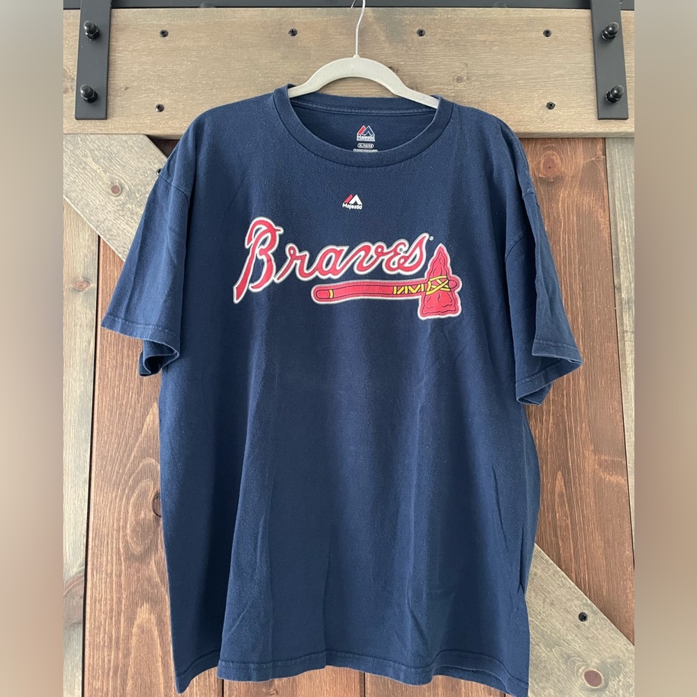 Atlanta Braves navy blue tshirt
